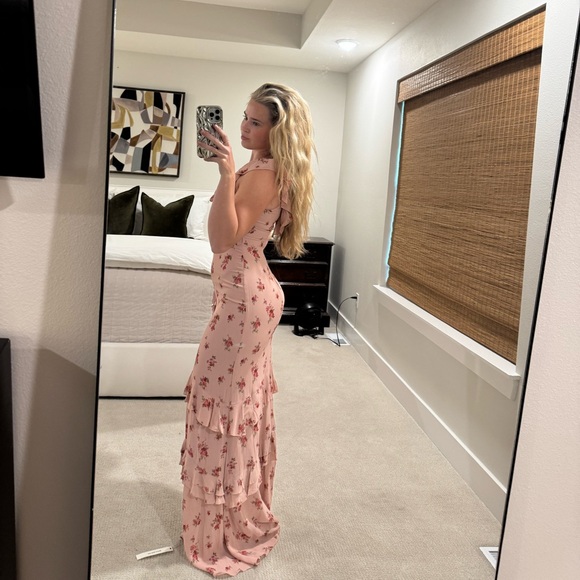 Reformation Floral Maxi Dress in Pink - Picture 5 of 5